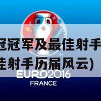 历届欧冠冠军及最佳射手(欧冠冠军与最佳射手历届风云)