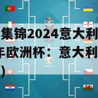 欧洲杯集锦2024意大利球迷(2024年欧洲杯：意大利球迷欢呼集锦)