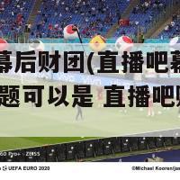 直播吧幕后财团(直播吧幕后财团 的新标题可以是 直播吧财团幕后故事)